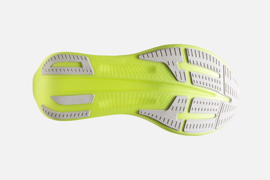 Brooks Running Shoes - Hyperion Elite 2 Spikes Womens - White/Grey/Green - YAV-298570